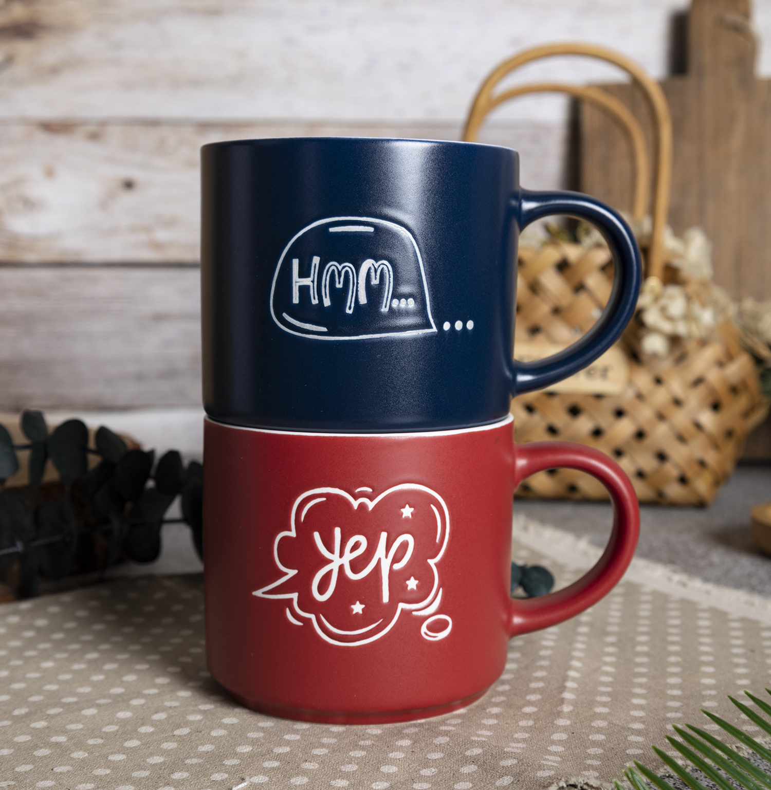 CHANGSHA HAPPY GO  Colorful Graffiti Text New Bone China Mug Set with Matte Finish and Gift Packaging  |happygodinnerware.com