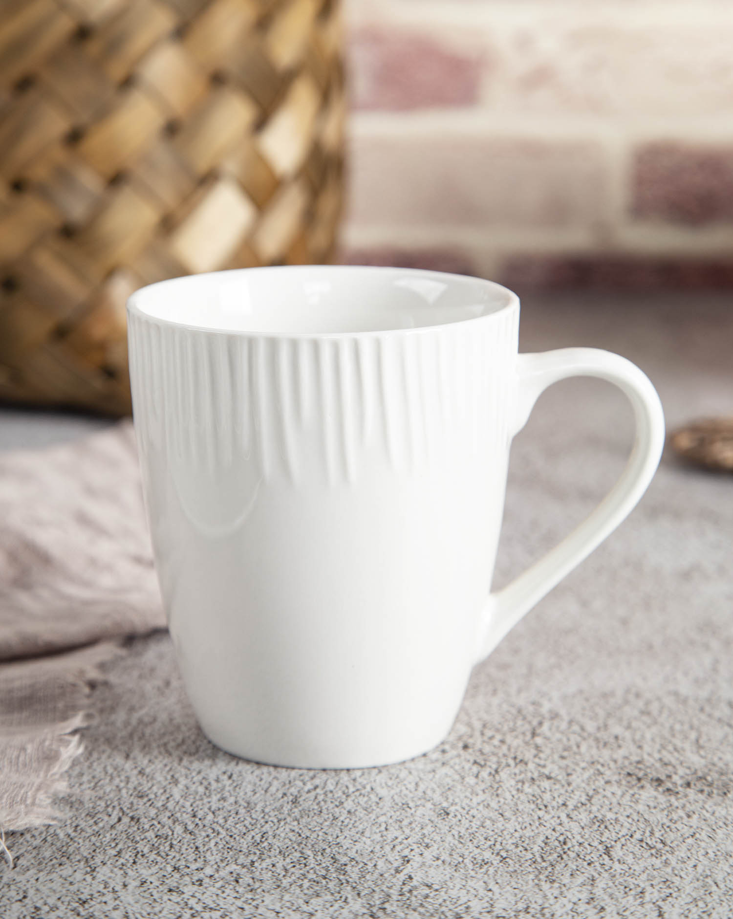 CHANGSHA HAPPY GO Whisper Emboss – White Porcelain Dinnerware Set | happygodinnerware.com