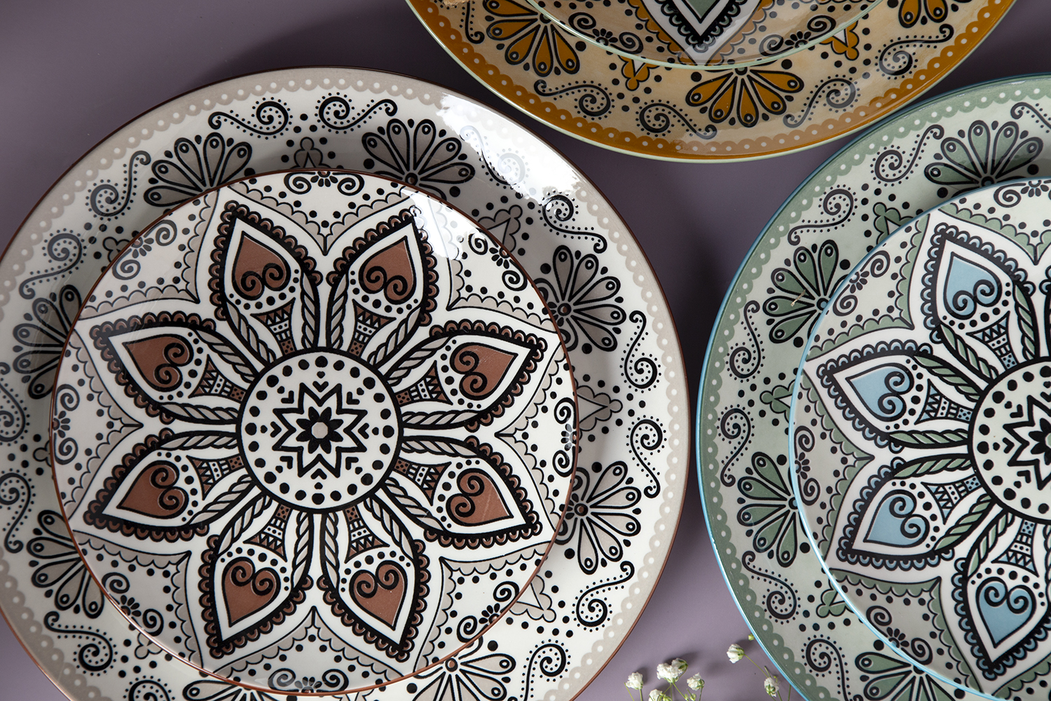 CHANGSHA HAPPY GO White Porcelain Printed Pattern Dinnerware Set |happygodinnerware.com