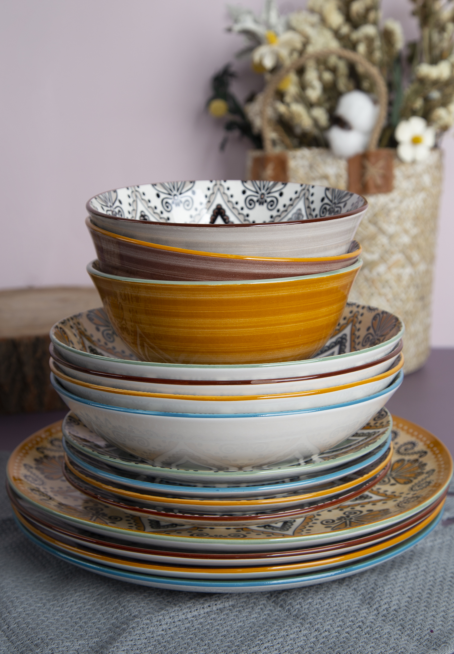 CHANGSHA HAPPY GO White Porcelain Printed Pattern Dinnerware Set |happygodinnerware.com