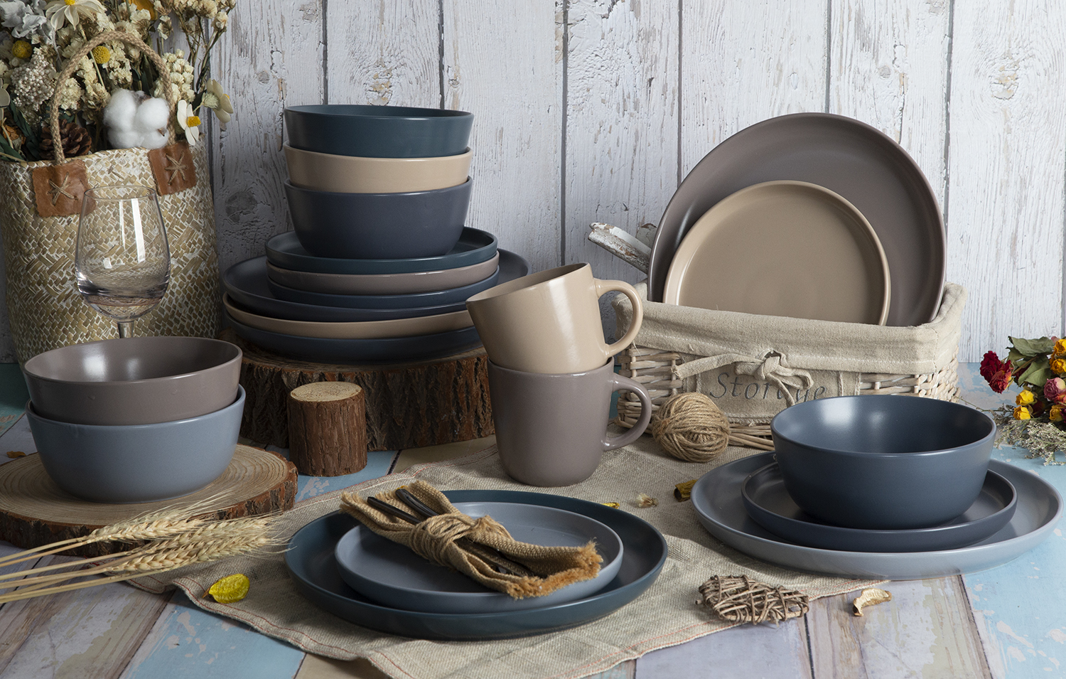 CHANGSHA HAPPY GO Stoneware Color Glaze Dinnerware Set |happygodinnerware.com