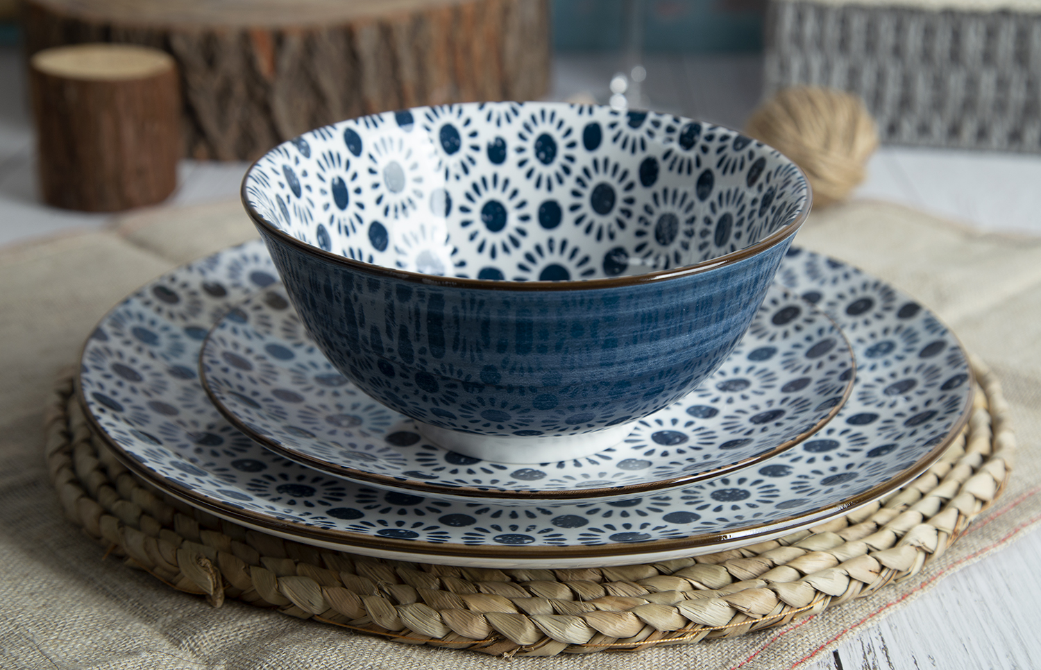 CHANGSHA HAPPY GO White Porcelain Printed Pattern Dinnerware Set |happygodinnerware.com