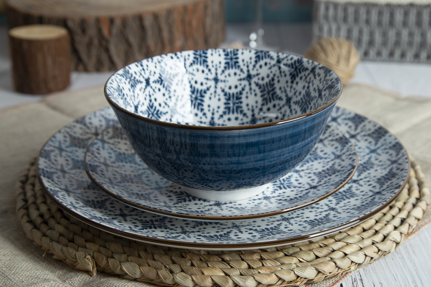 CHANGSHA HAPPY GO White Porcelain Printed Pattern Dinnerware Set |happygodinnerware.com