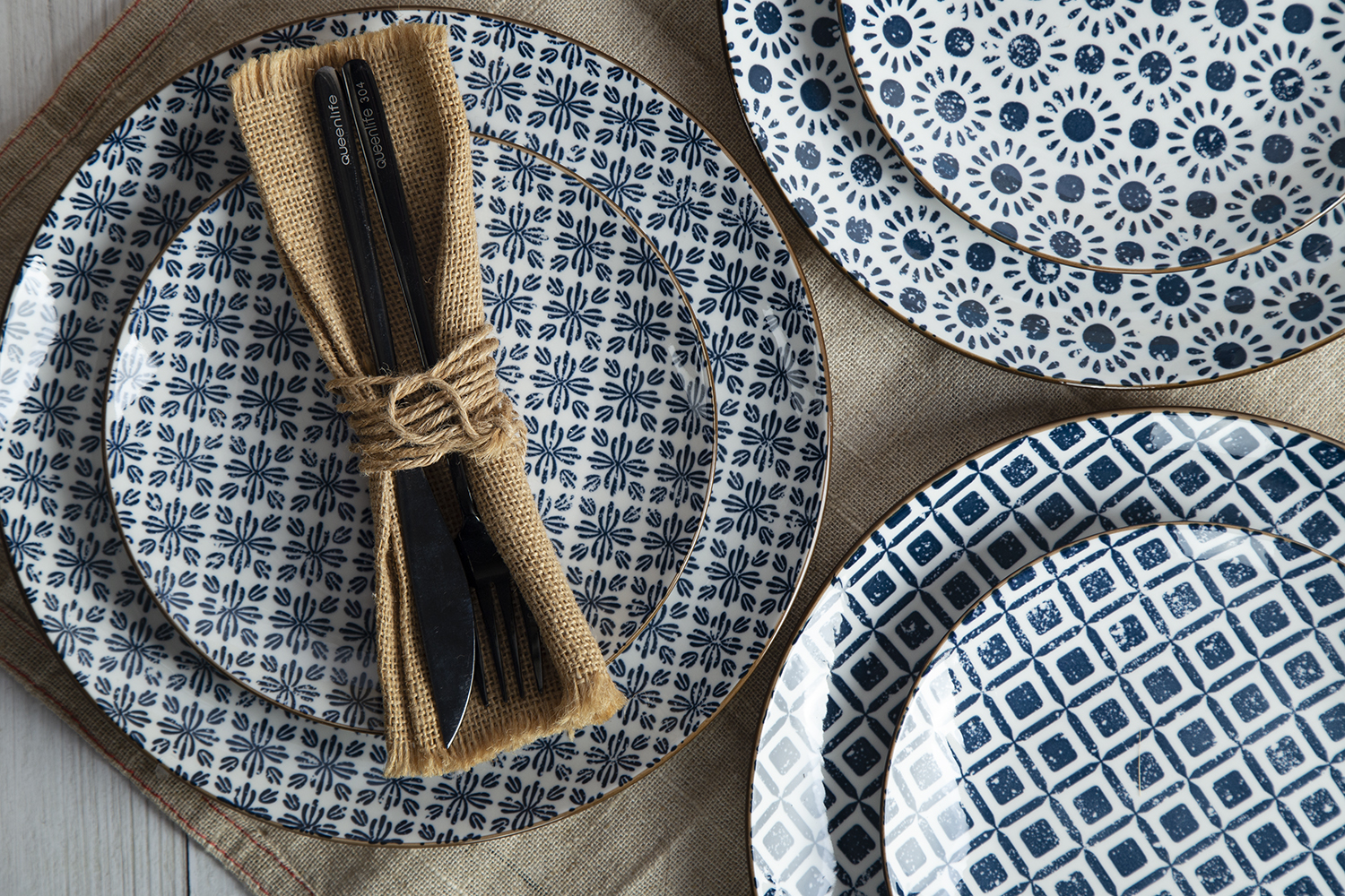 CHANGSHA HAPPY GO White Porcelain Printed Pattern Dinnerware Set |happygodinnerware.com