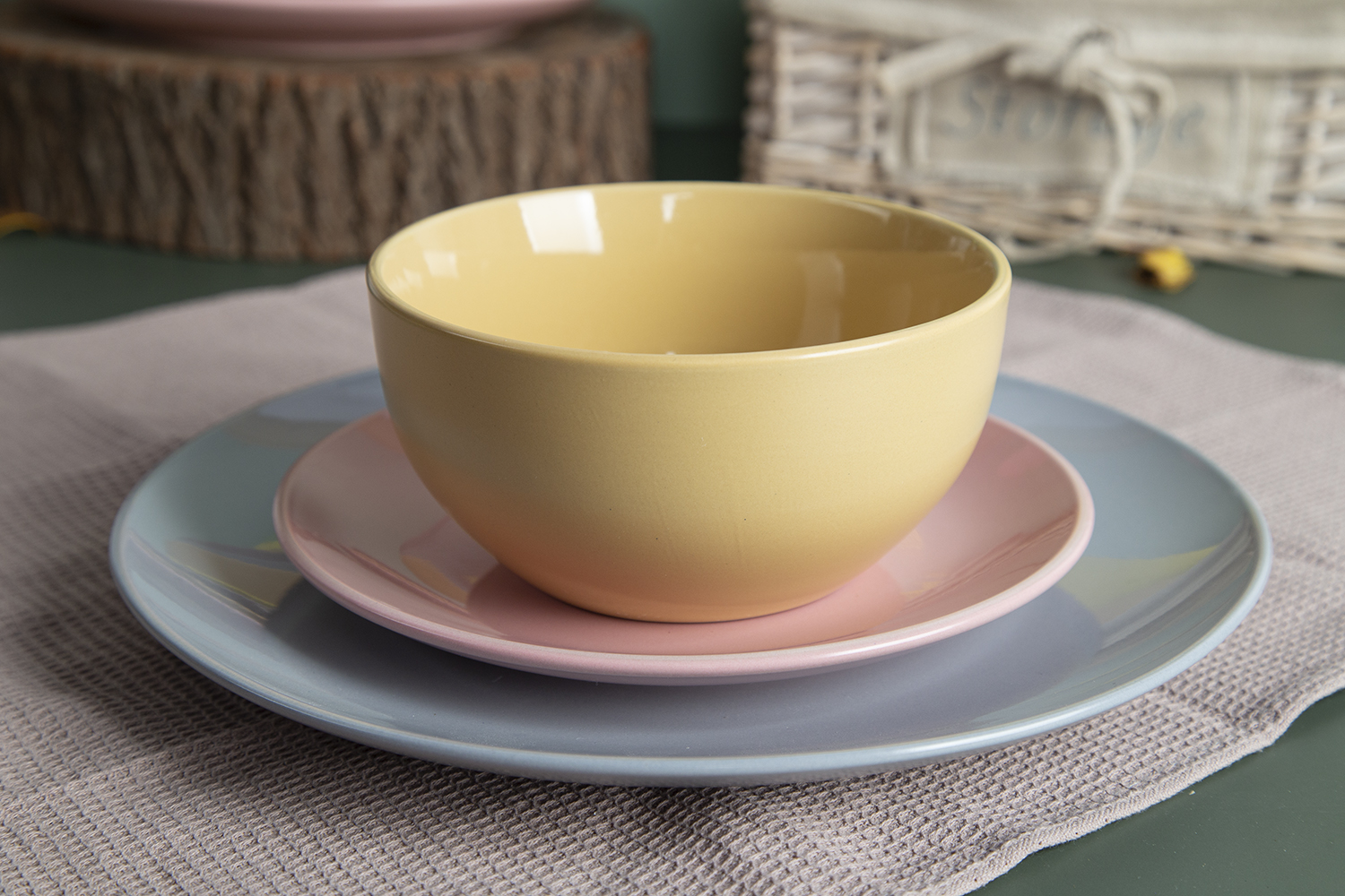 CHANGSHA HAPPY GO Stoneware Color Glaze Dinnerware Set |Dopamine Series Ceramics|happygodinnerware.com