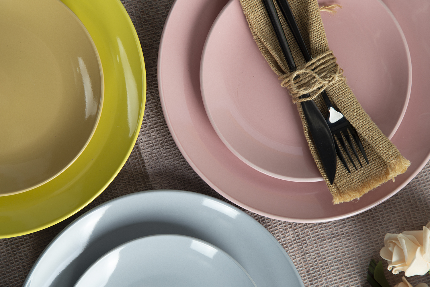 CHANGSHA HAPPY GO Stoneware Color Glaze Dinnerware Set |Dopamine Series Ceramics|happygodinnerware.com