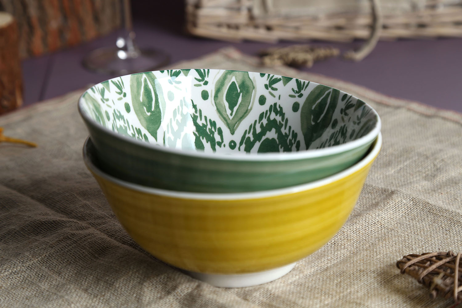 CHANGSHA HAPPY GO White Porcelain Printed Floral Pattern Dinnerware Set |Dopamine Series Ceramics|happygodinnerware.com