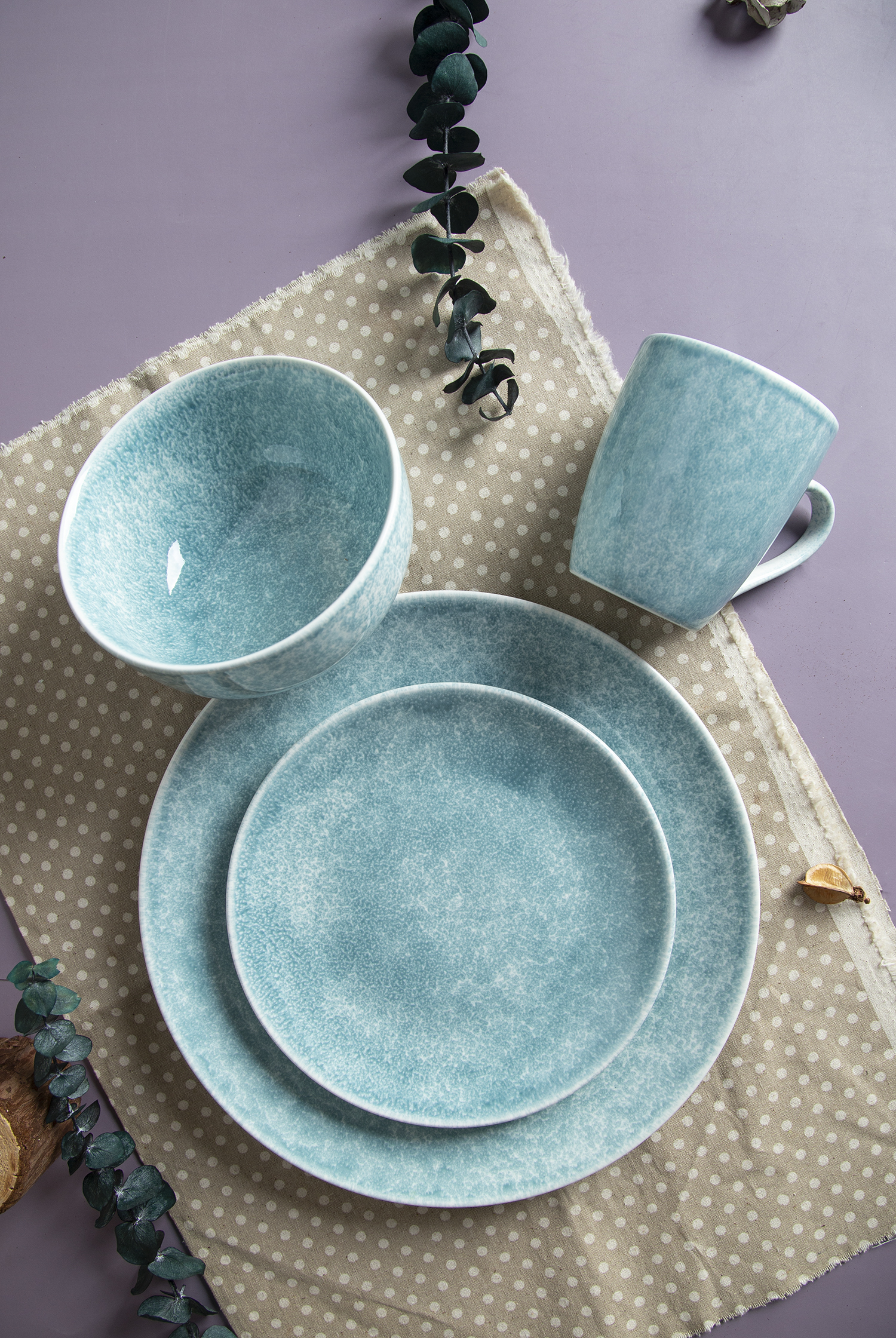 CHANGSHA HAPPY GO Reactive Glaze Porcelain Dinnerware Set |happygodinnerware.com