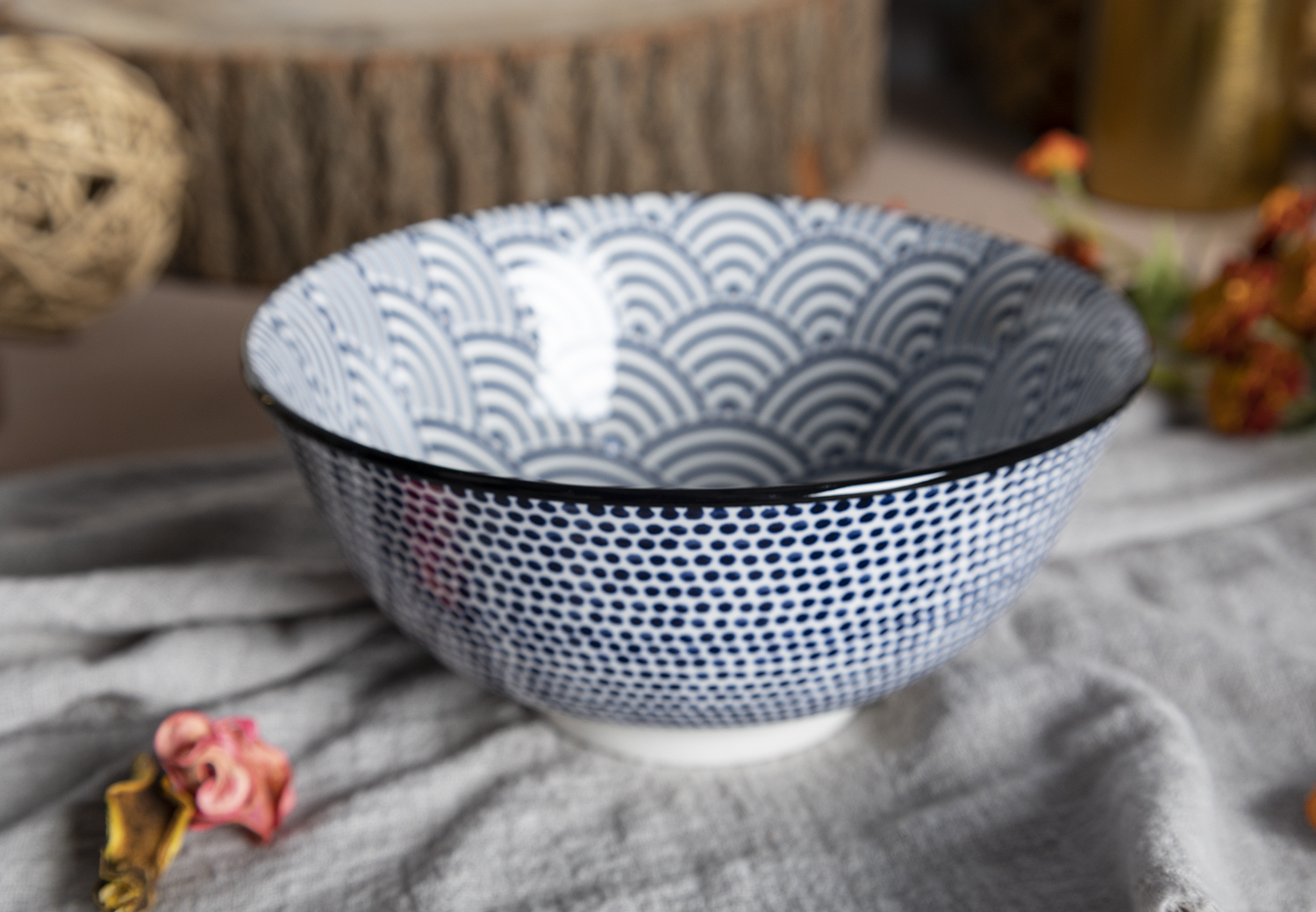 CHANGSHA HAPPY GO  Nordic Style Colorful Geometric Patterned Porcelain Bowl Set with Mixed Designs   |happygodinnerware.com