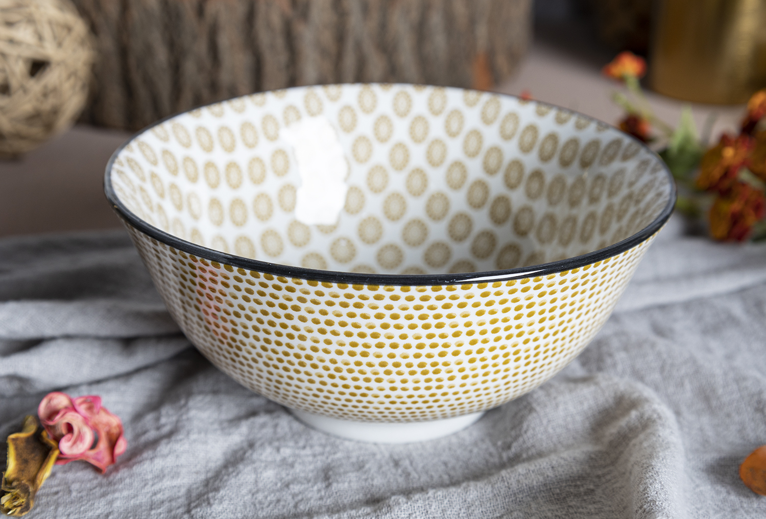 CHANGSHA HAPPY GO  Nordic Style Colorful Geometric Patterned Porcelain Bowl Set with Mixed Designs   |happygodinnerware.com
