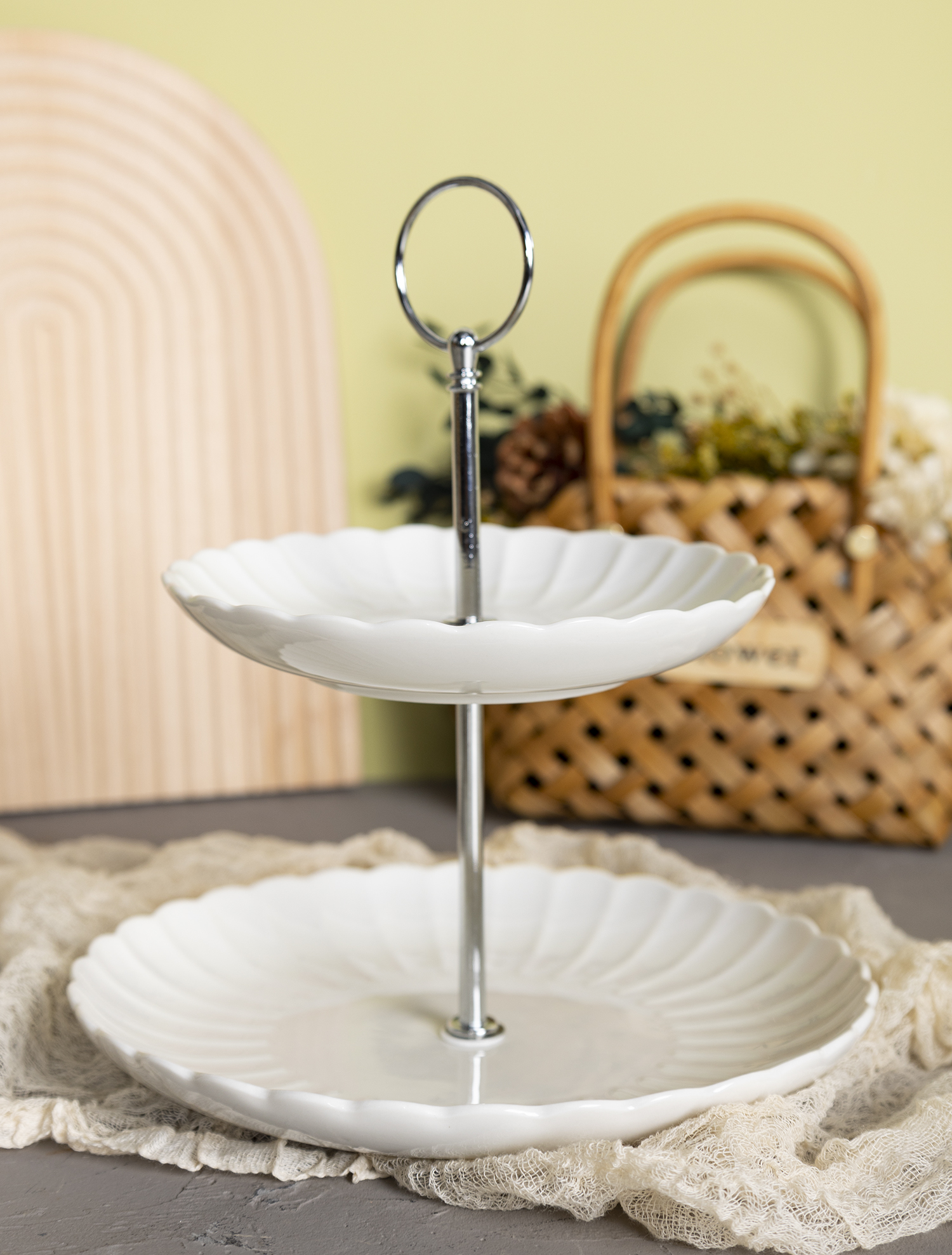 CHANGSHA HAPPY GO White Porcelain with Pumpkin Embossed Design | happygodinnerware.com