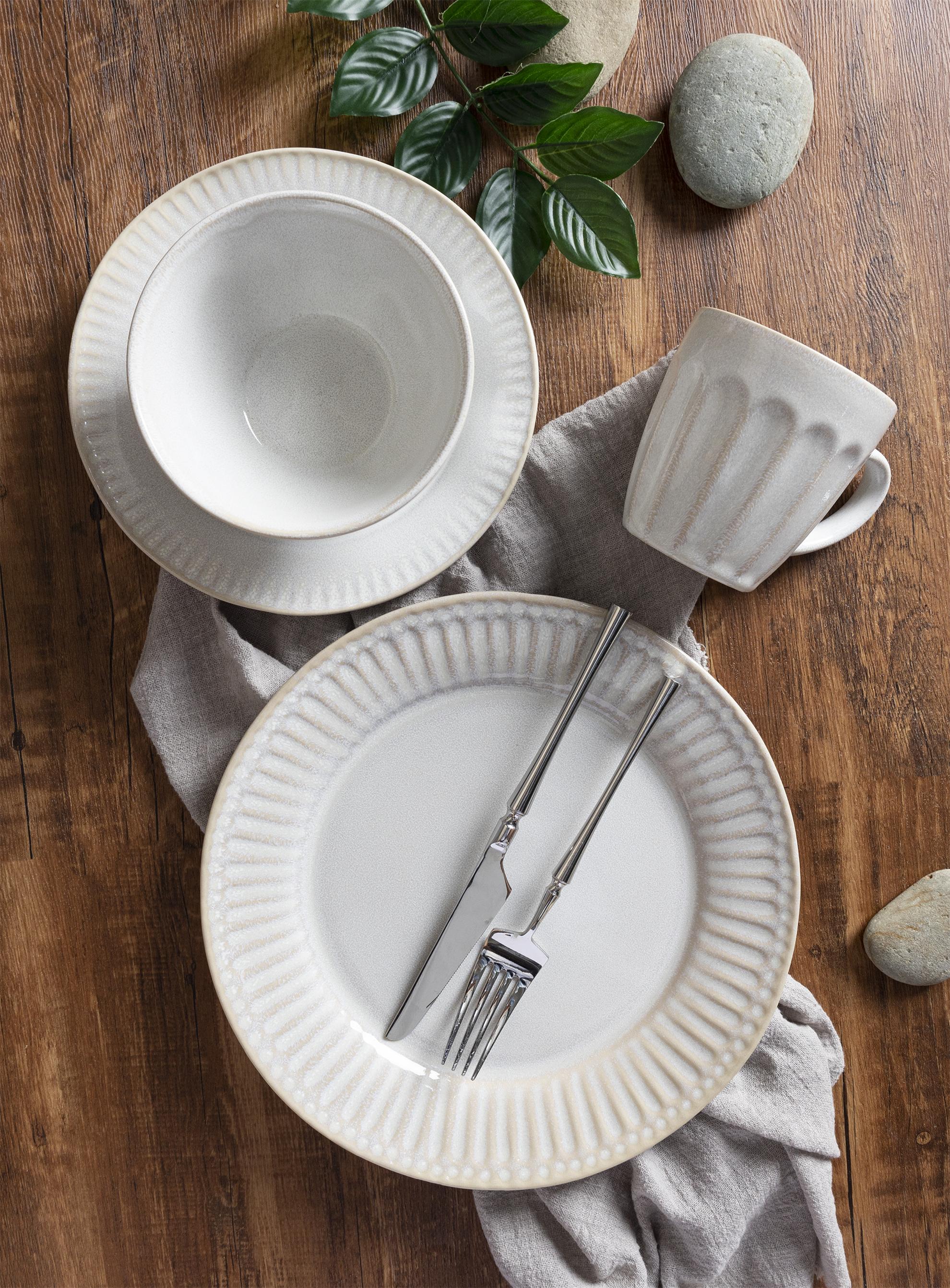 CHANGSHA HAPPY GO Elegant Textured Stoneware Collection with Reactive Glaze |happygodinnerware.com