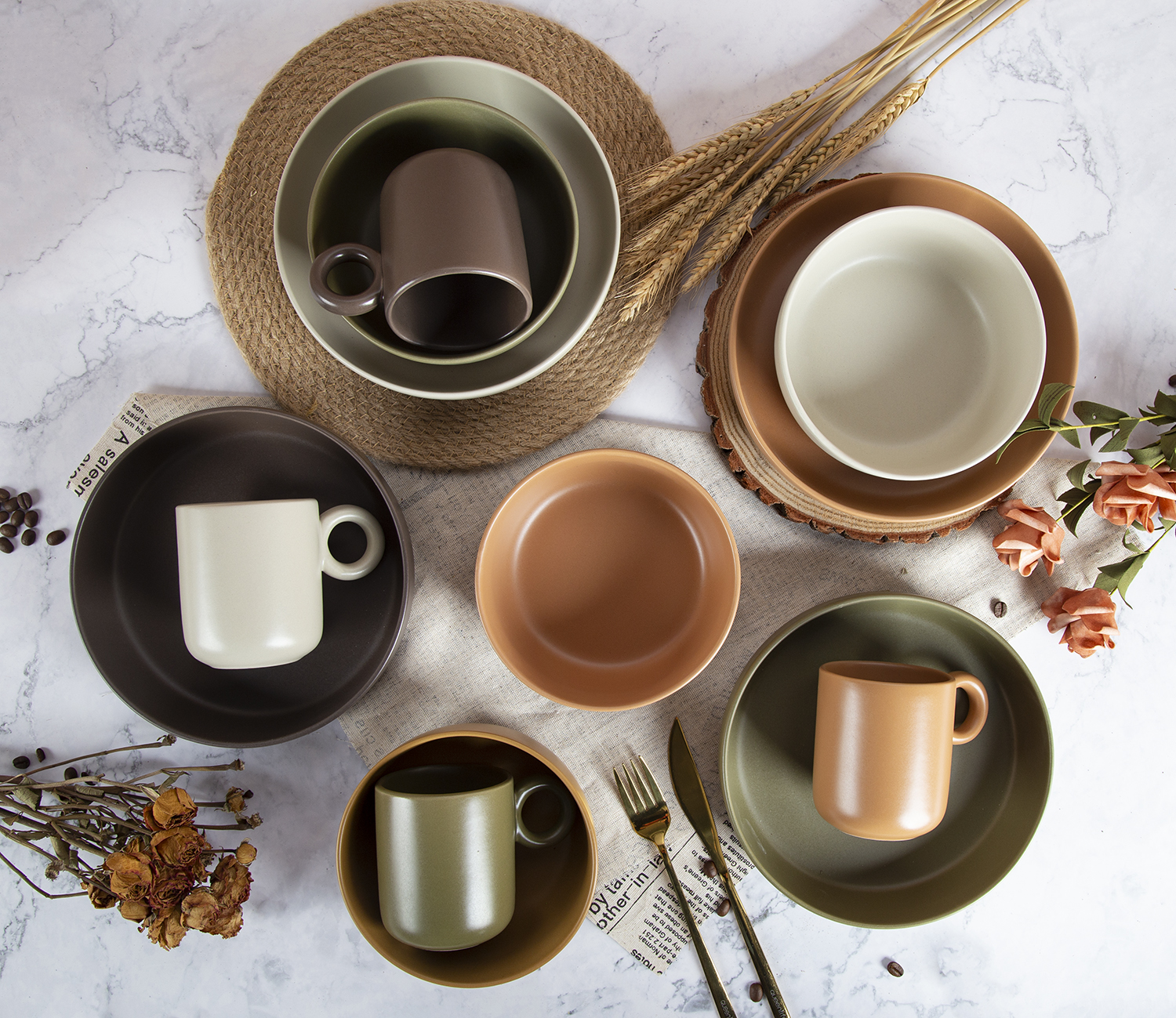 CHANGSHA HAPPY GO Color Glaze Ceramic Tableware with Unique Color Combinations |happygodinnerware.com