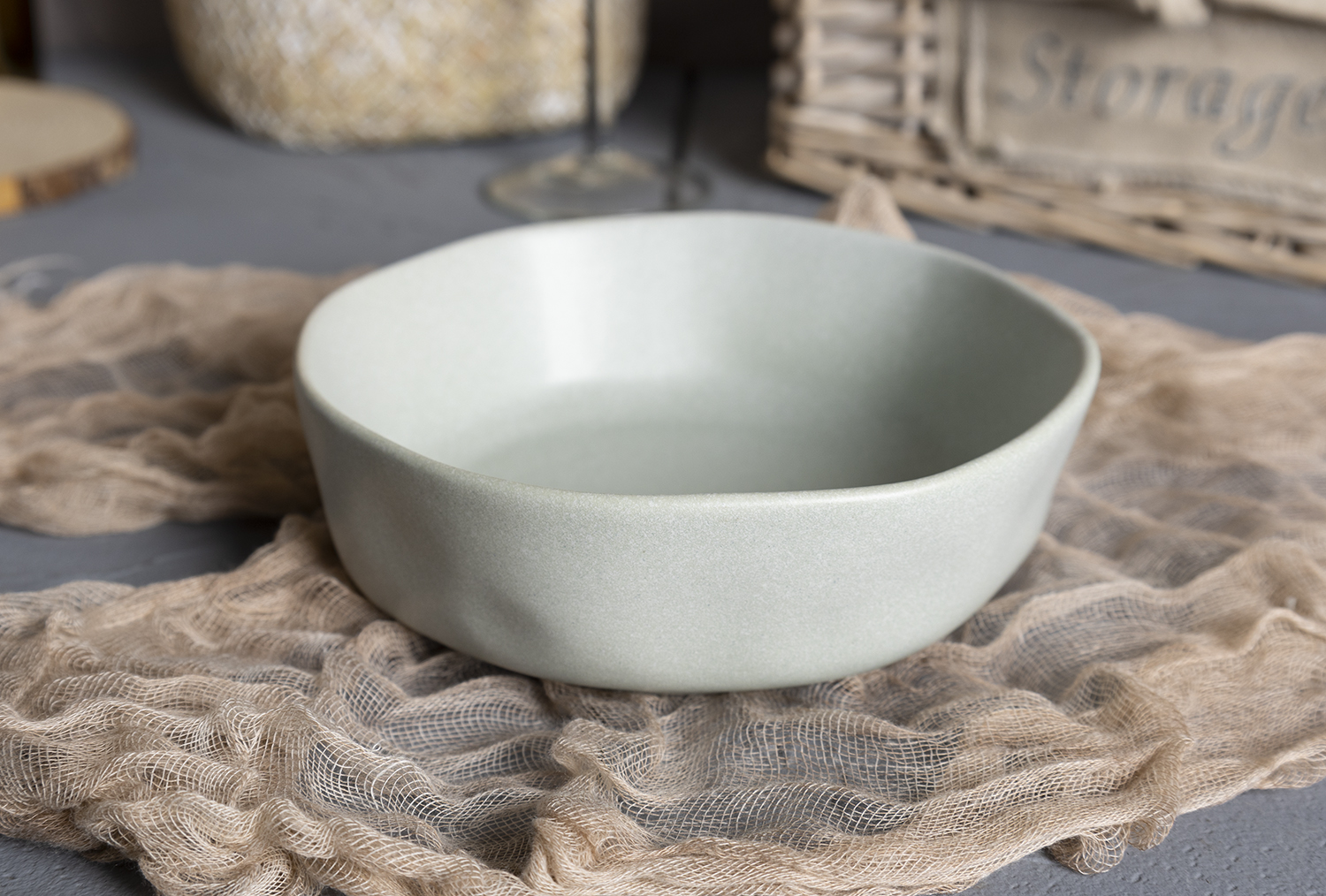CHANGSHA HAPPY GO  Nordic Minimalist Matte Stoneware Dinnerware Set – Wabi-Sabi Aesthetic with Organic Handmade Texture |happygodinnerware.com
