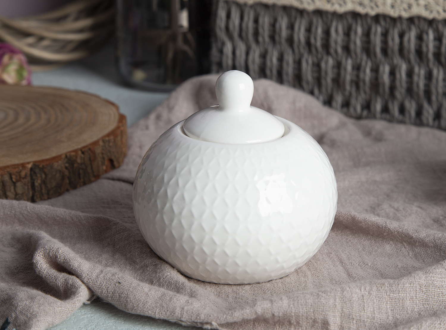 CHANGSHA HAPPY GO New Bone China Rice Grain Embossed Dinnerware | happygodinnerware.com
