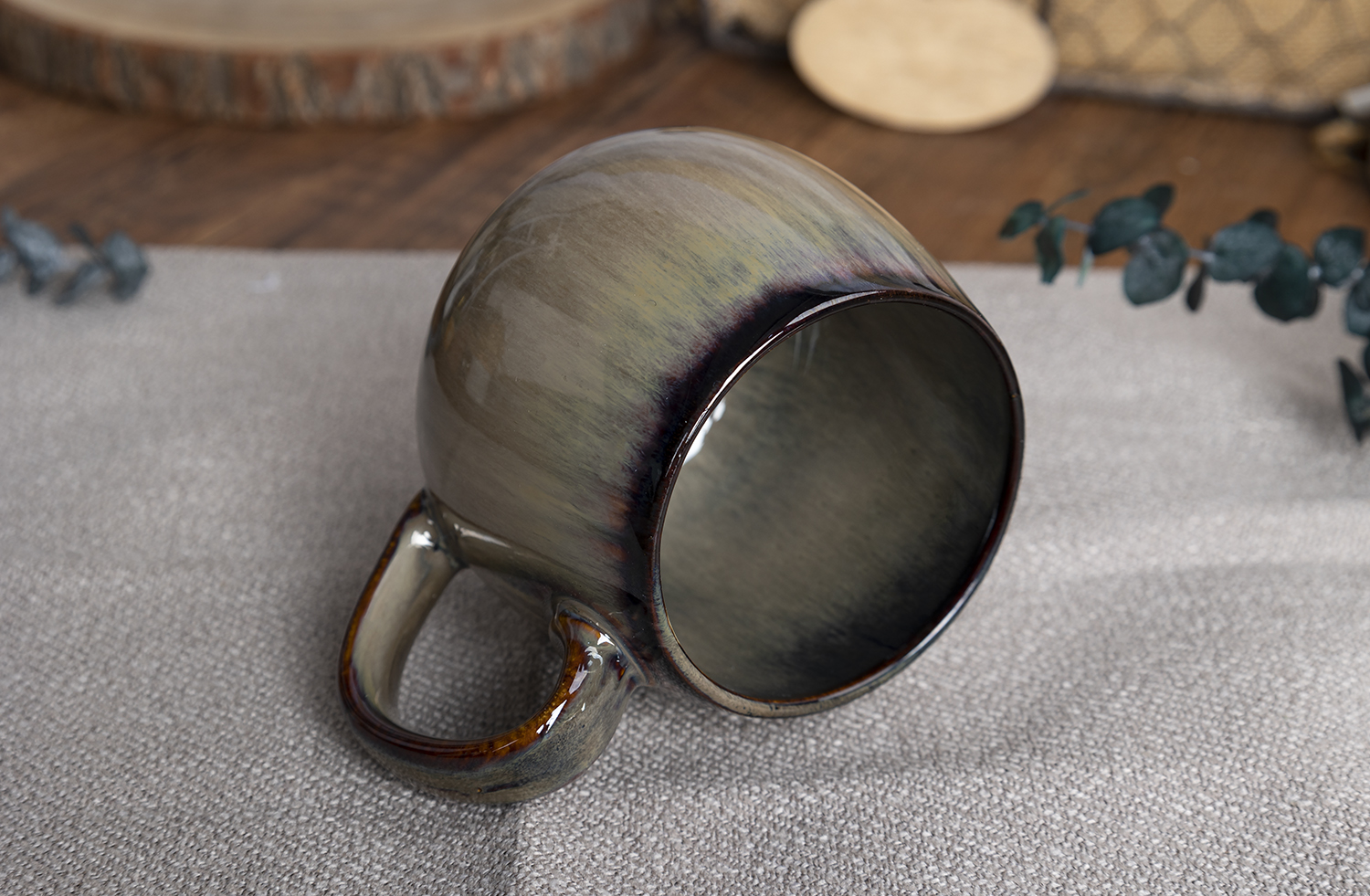 CHANGSHA HAPPY GO Reactive Glaze Stoneware with Elegant Pink Tone | happygodinnerware.com