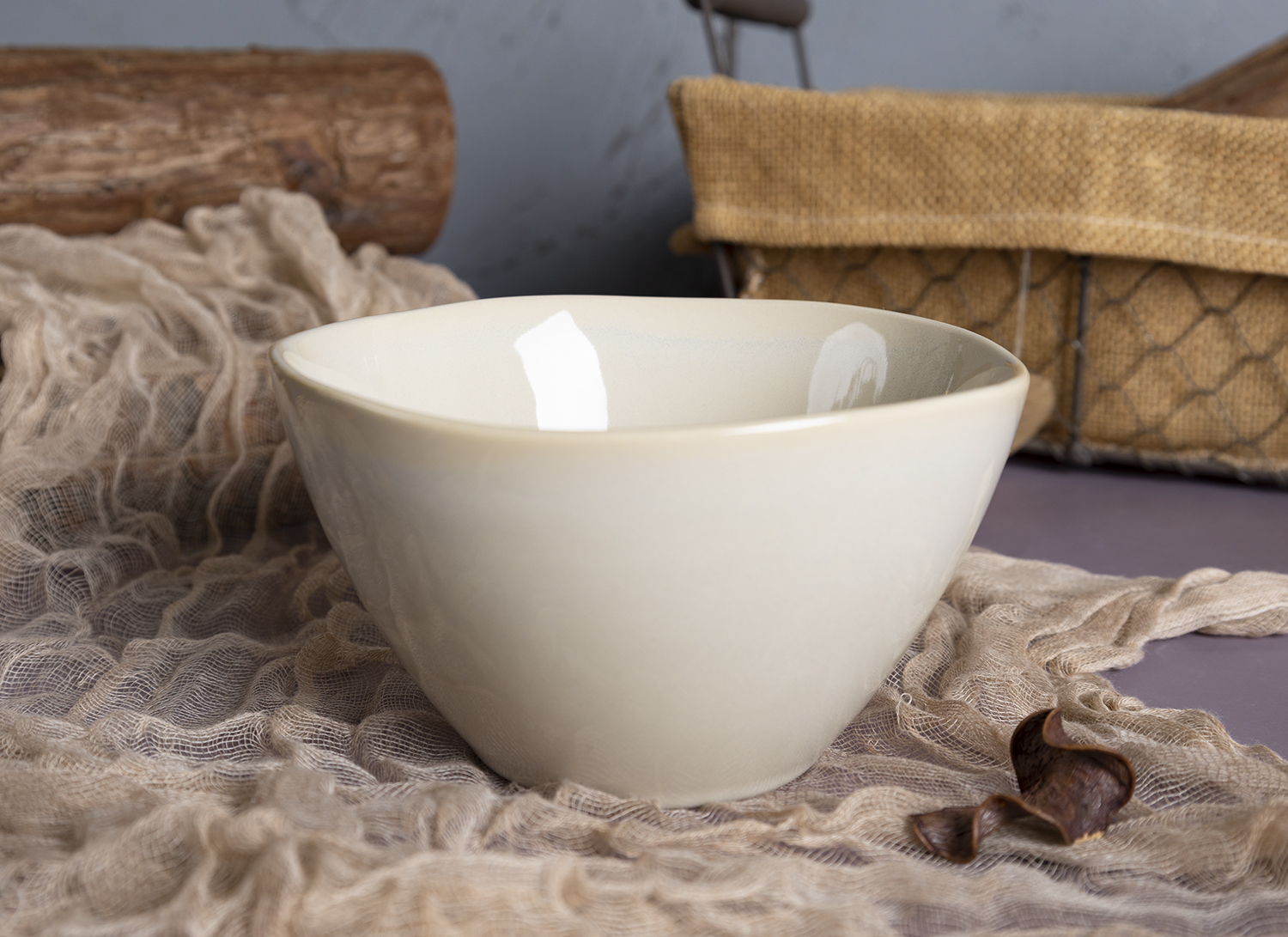 CHANGSHA HAPPY GO  Simple Beige Reactive Glaze Stoneware Dinner Set with Elegant Matte Finish  |happygodinnerware.com