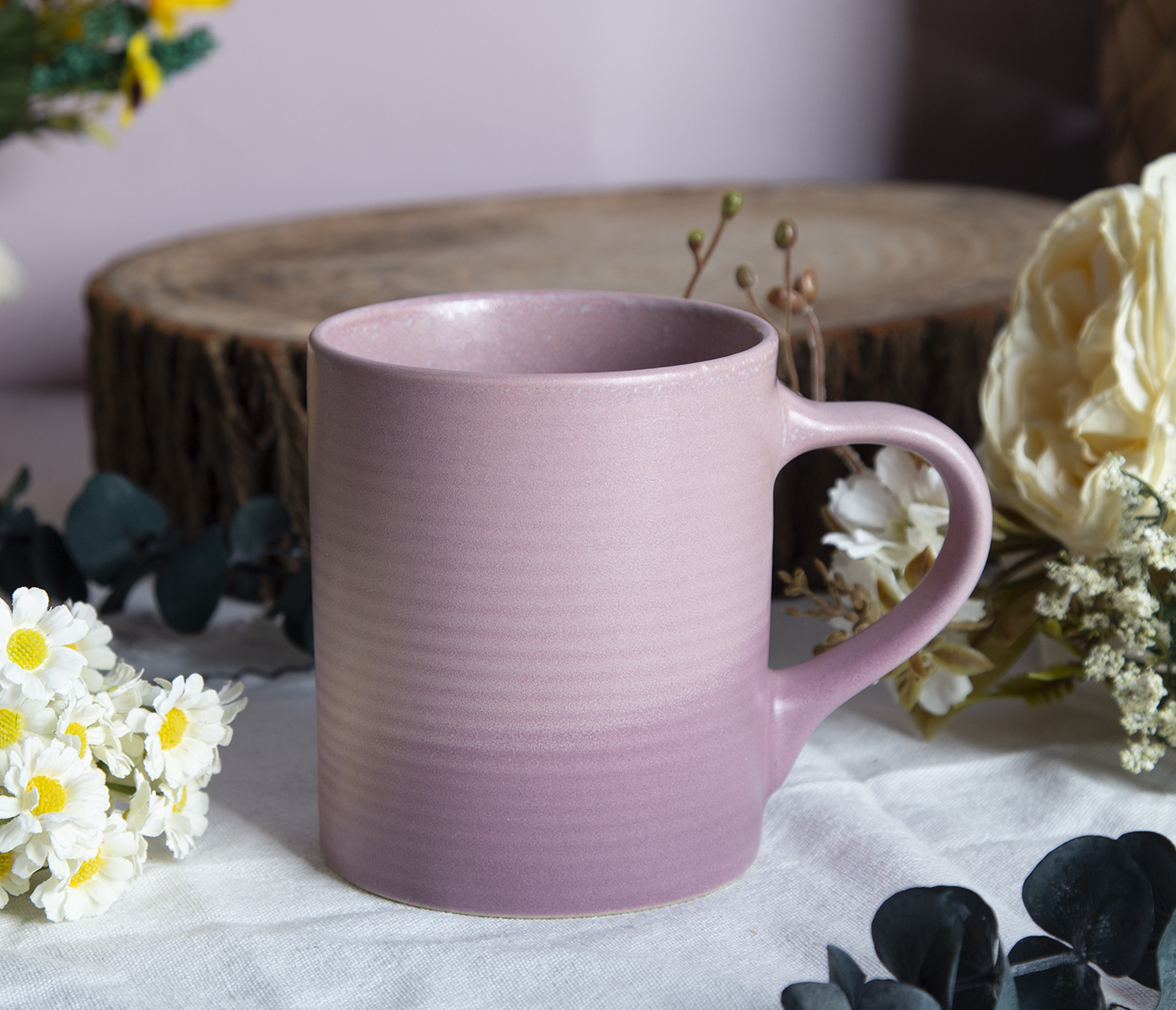 CHANGSHA HAPPY GO Pastel Reactive Embossed Stoneware Mugs |happygodinnerware.com