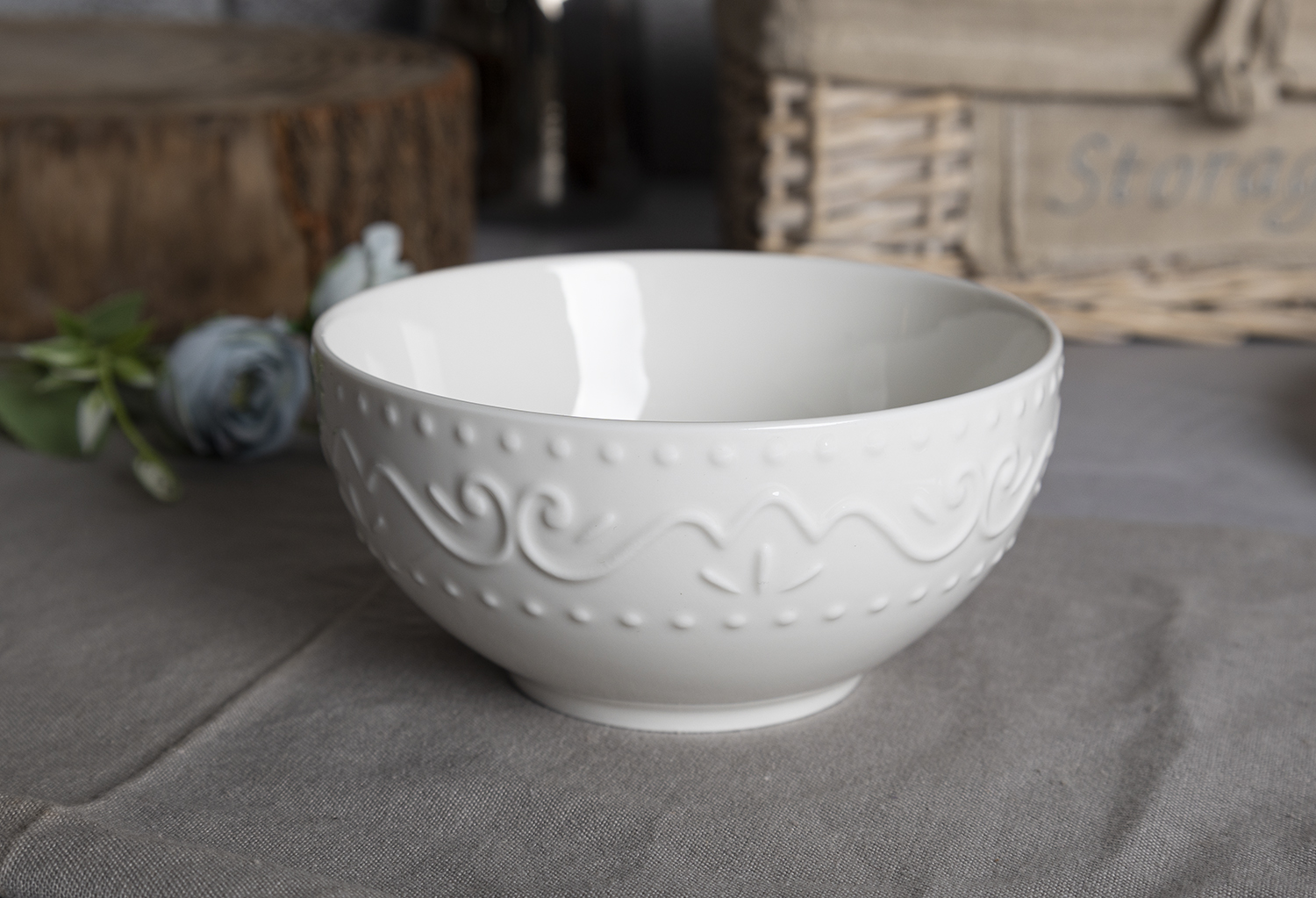 CHANGSHA HAPPY GO New Bone China European Floral Embossed Dinnerware | happygodinnerware.com