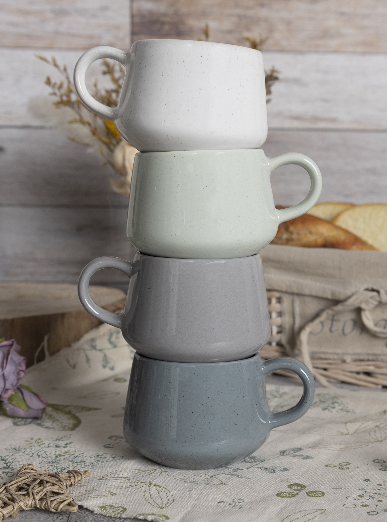 CHANGSHA HAPPY GO Nordic Style Ceramic Coffee Mugs – Matte Glaze Stoneware Cups for Daily Use|happygodinnerware.com