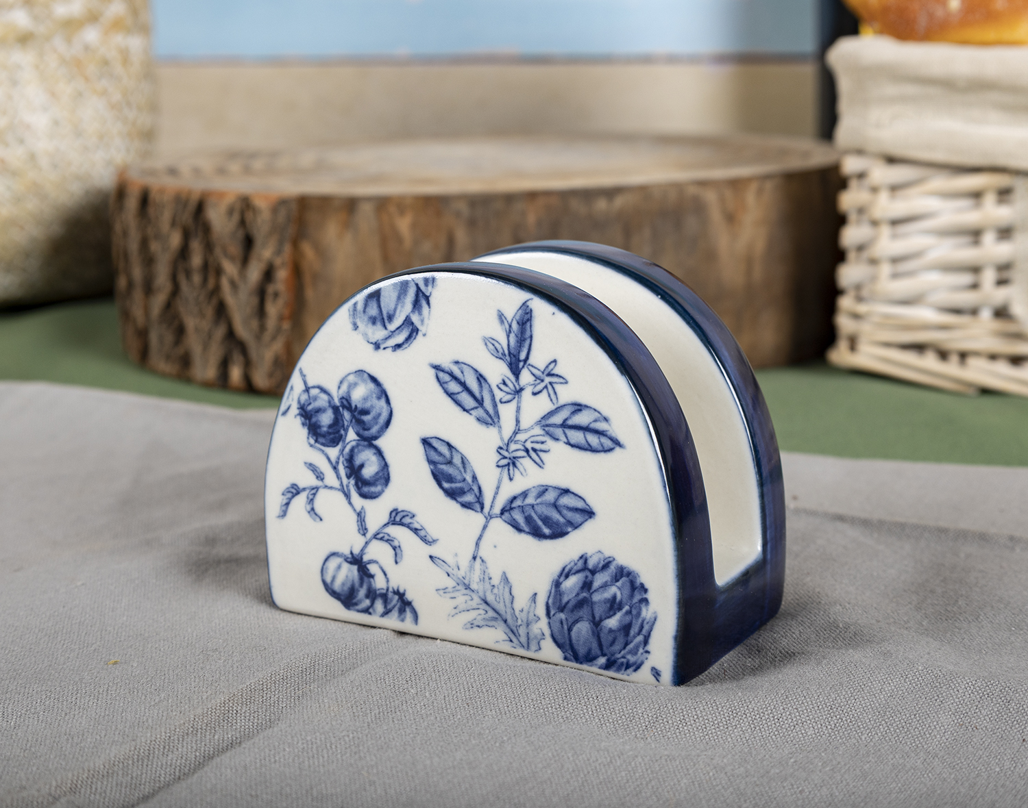 CHANGSHA HAPPY GO Mediterranean Mosaic Pattern Stoneware Dinnerware Set with Colorful Interior Decals |happygodinnerware.com