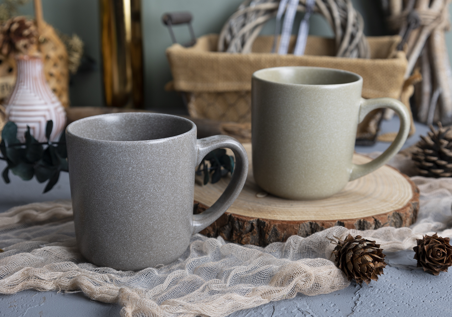 CHANGSHA HAPPY GO Autumn Harvest Matte Reactive Glaze Stoneware Collection | Cozy Fall–Winter Hues |Dopamine Series Ceramics|happygodinnerware.com