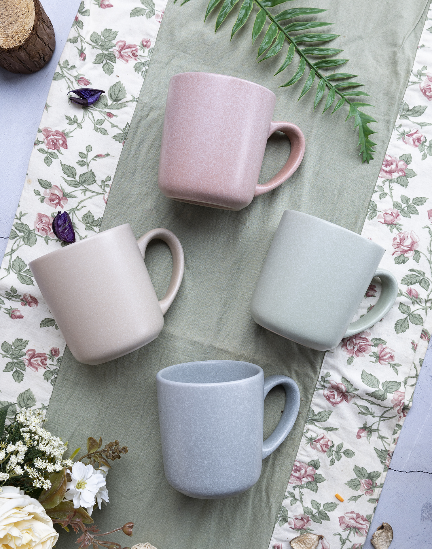 CHANGSHA HAPPY GO Spring Breeze Matte Reactive Glaze Stoneware Collection | Pastel Spring–Summer Palette |Dopamine Series Ceramics|happygodinnerware.com