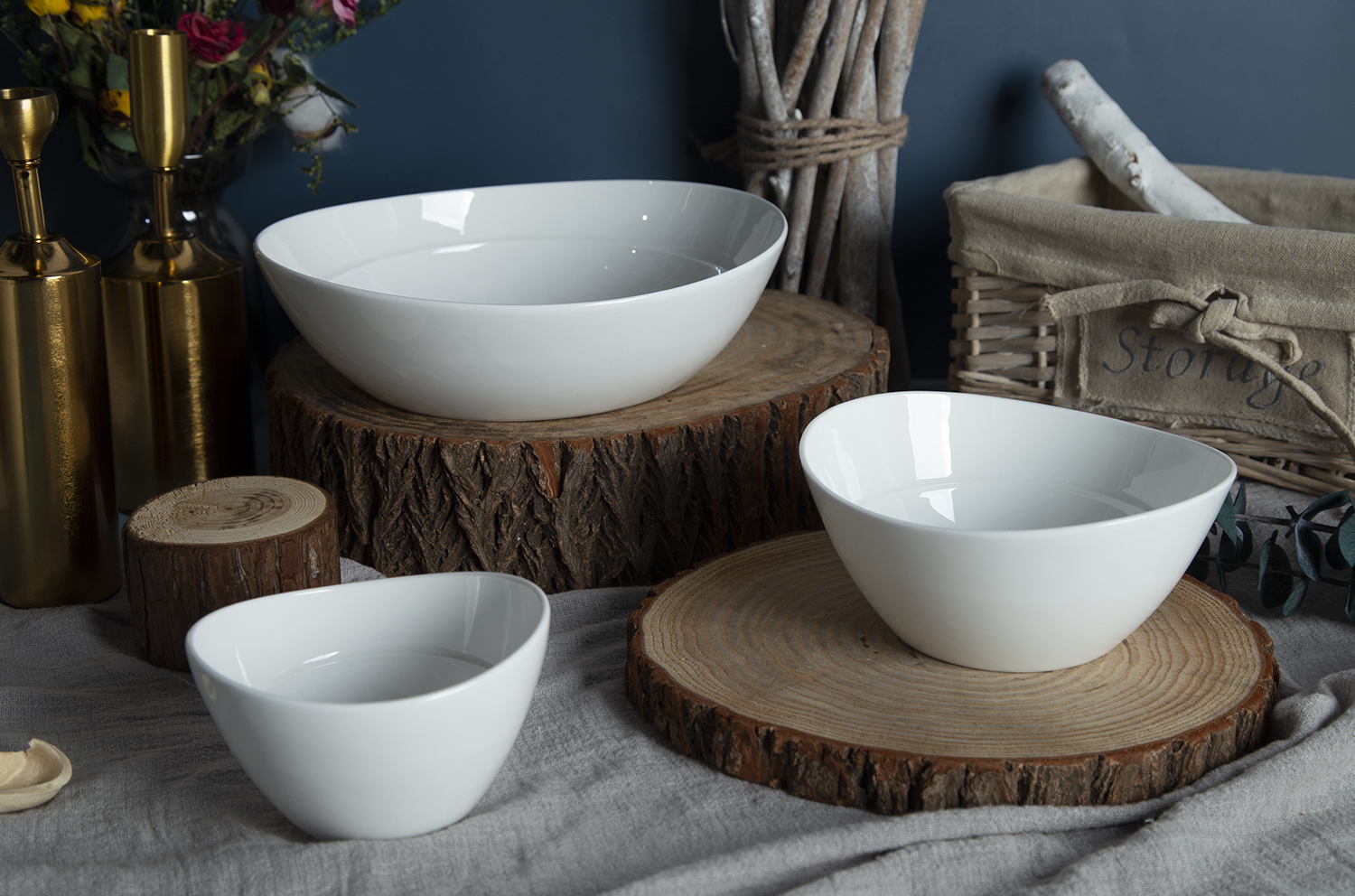 CHANGSHA HAPPY GO Classic Embossed Bone China Collection | happygodinnerware.com