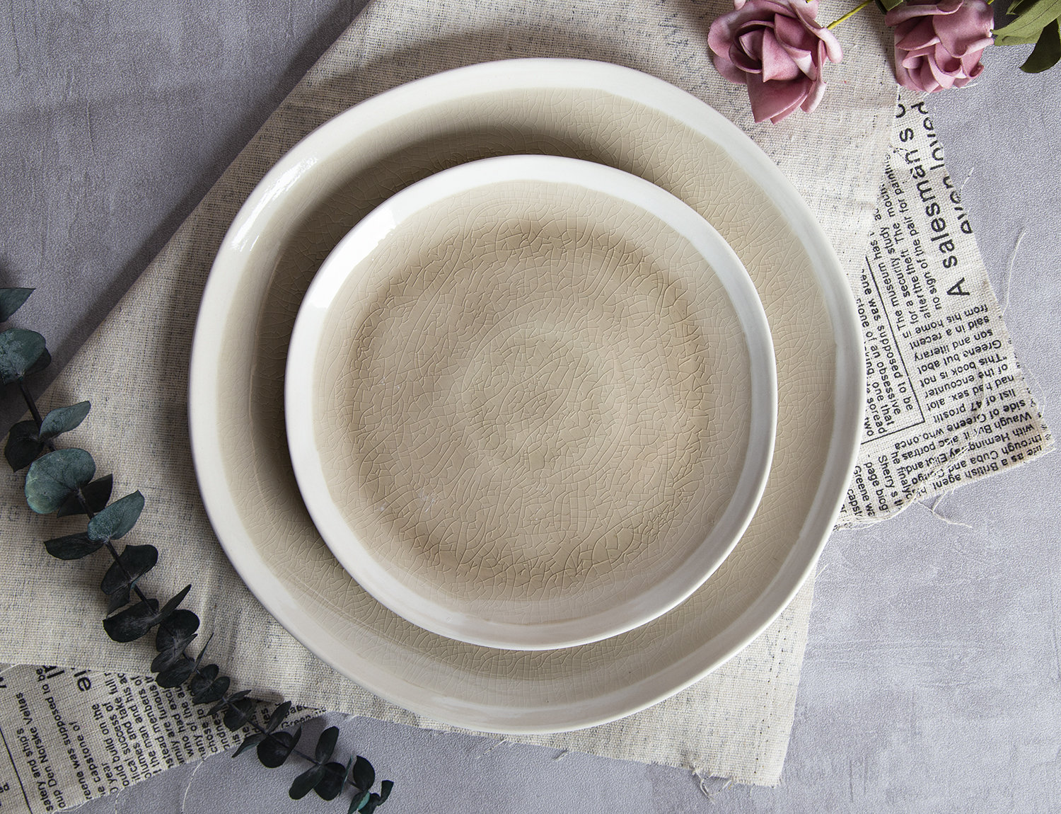 CHANGSHA HAPPY GO Elegant Reactive Glaze Ceramic Tableware with Embossed Design | happygodinnerware.com