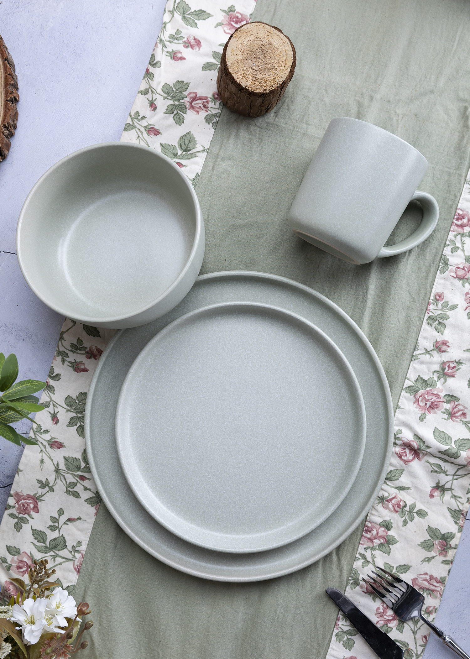 CHANGSHA HAPPY GO Spring Breeze Matte Reactive Glaze Stoneware Collection | Pastel Spring–Summer Palette |Dopamine Series Ceramics|happygodinnerware.com
