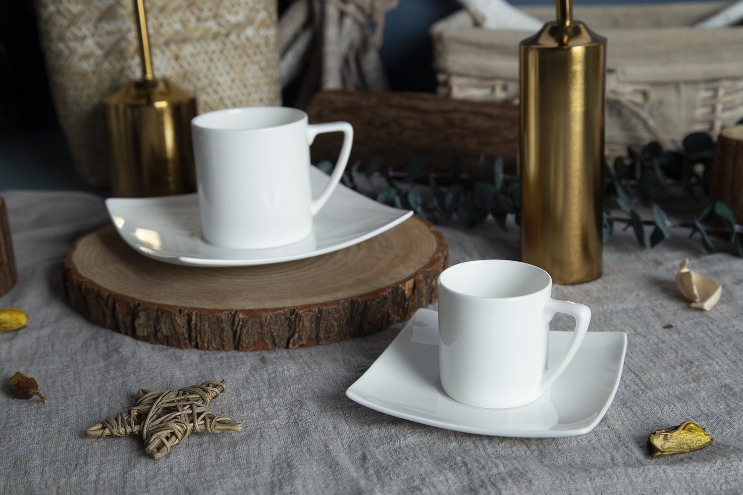 ​CHANGSHA HAPPY GO Creative Shape Bone China Coffee Cup and Saucer Set |happygodinnerware.com