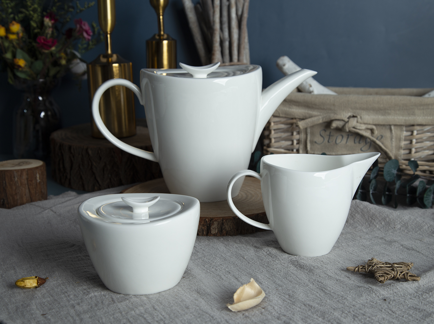 CHANGSHA HAPPY GO Classic Embossed Bone China Collection | happygodinnerware.com