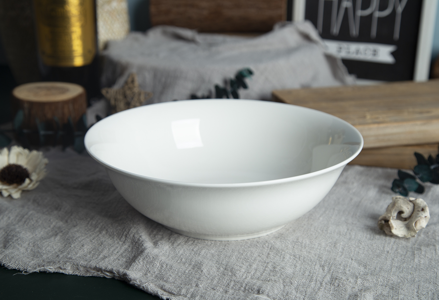 CHANGSHA HAPPY GO White Body New Bone China Bowls | happygodinnerware.com