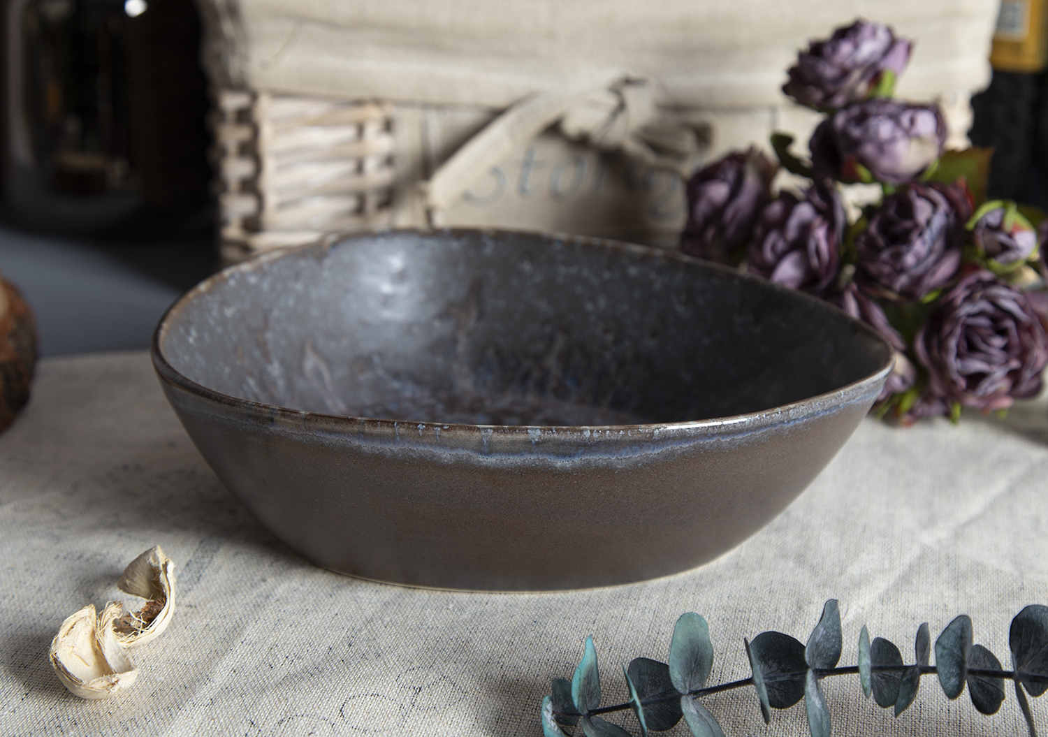 CHANGSHA HAPPY GO Organic Reactive Glaze Stoneware New-Shape Collection | happygodinnerware.com