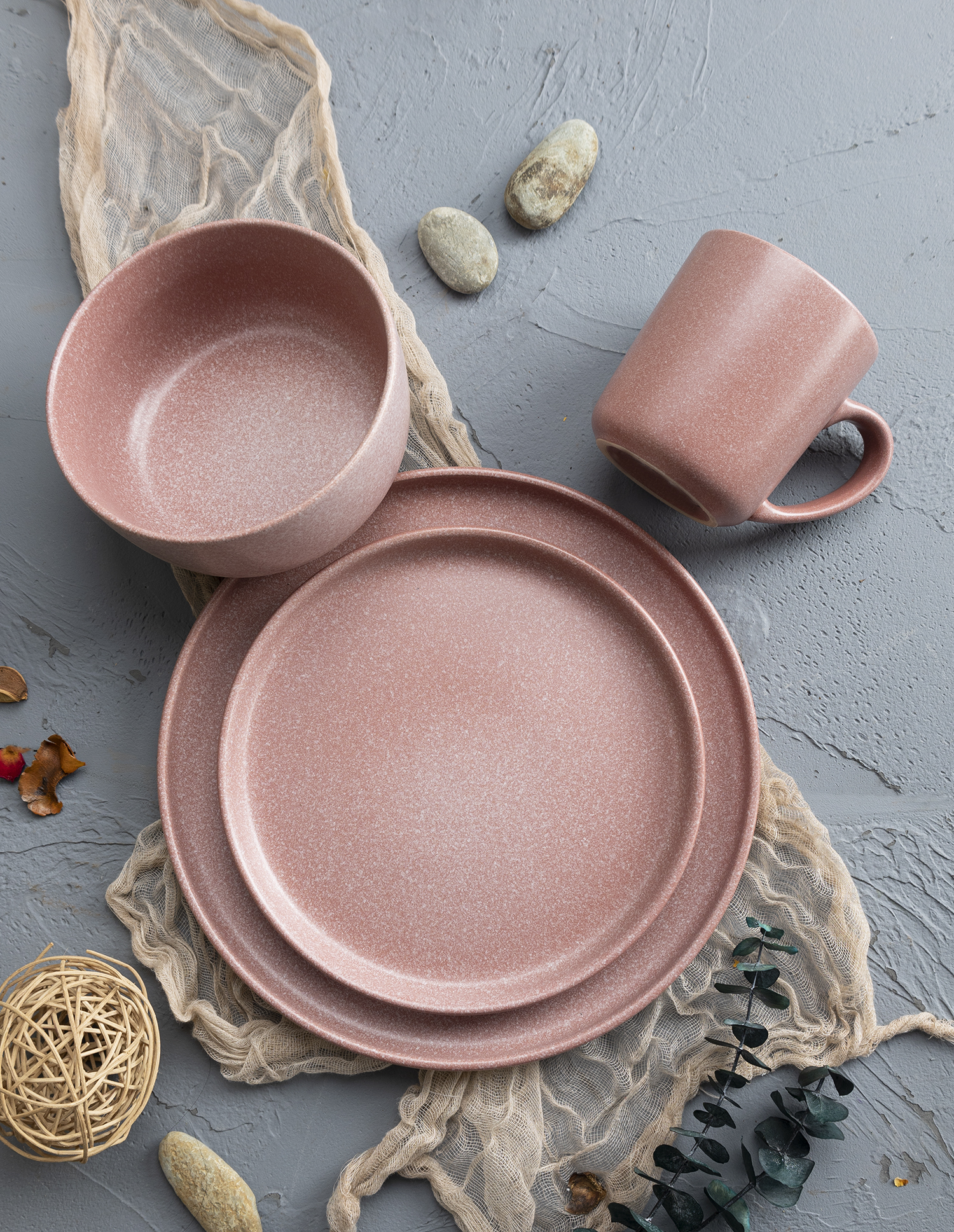 CHANGSHA HAPPY GO Autumn Harvest Matte Reactive Glaze Stoneware Collection | Cozy Fall–Winter Hues |Dopamine Series Ceramics|happygodinnerware.com